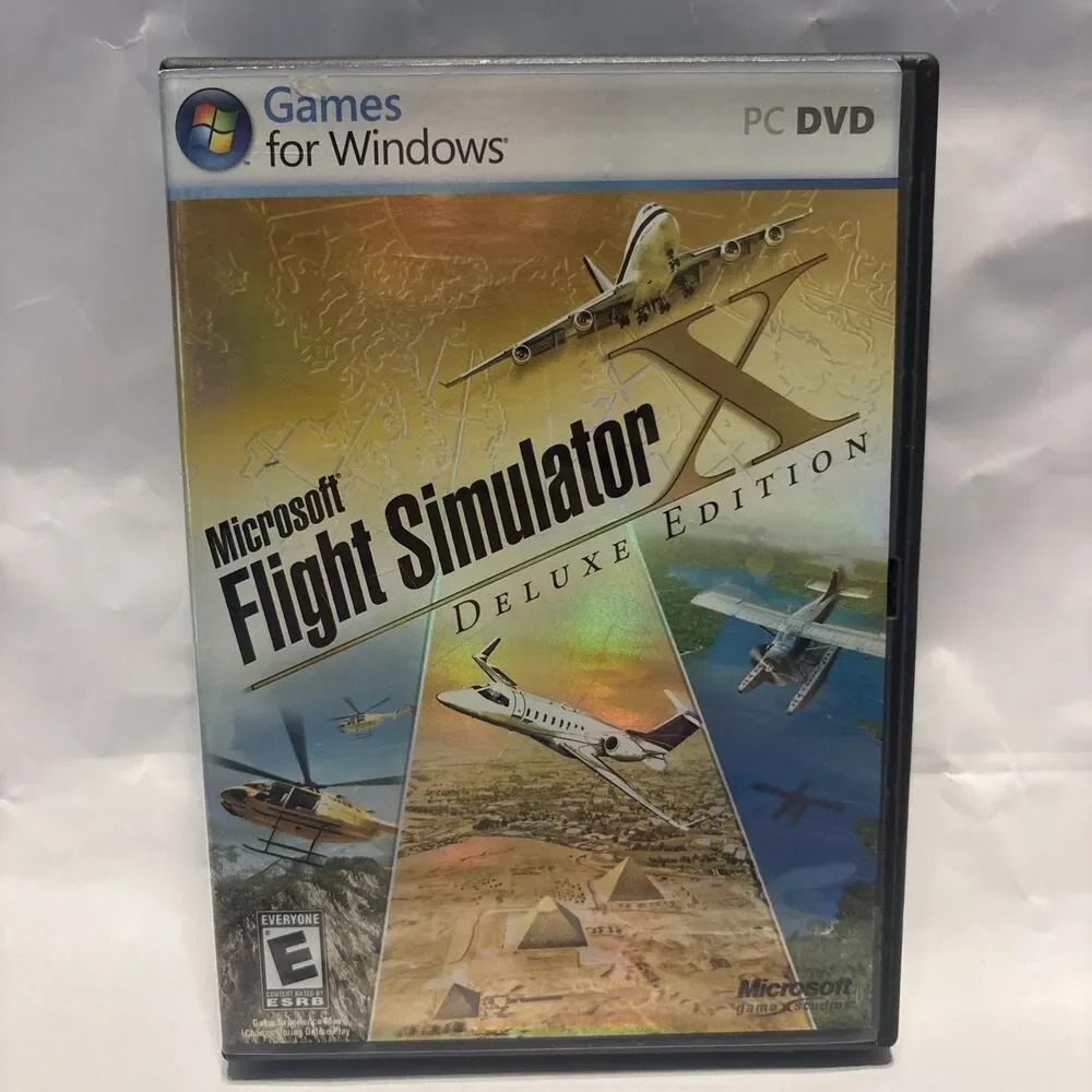 Microsoft Flight Simulator X Deluxe Edition - PC DVD Windows, Complete w/ Key